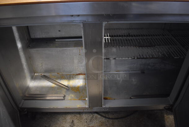 Continental SW72-16 Stainless Steel Commercial Sandwich Salad Prep Table Bain Marie Mega Top on Commercial Casters. 115 Volts, 1 Phase. 72x31x43. Tested and Working! - Image 5 of 7