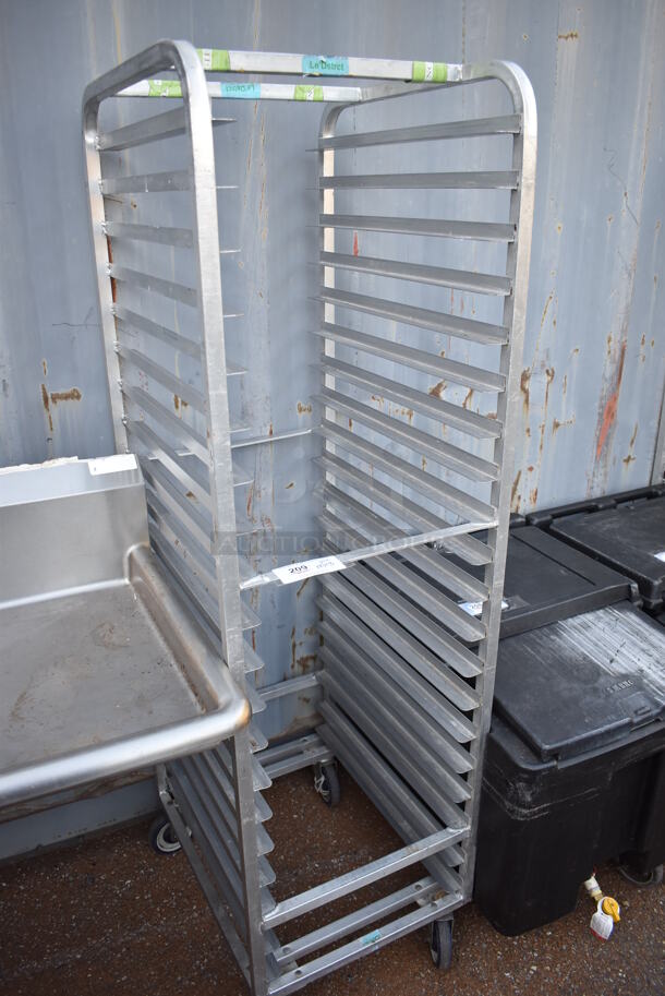 Metal Commercial Pan Transport Rack on Commercial Casters. 20.5x26x70 - Image 2 of 4