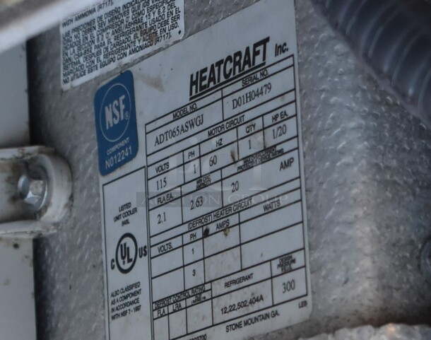 2 Harford Walk In Boxes That Make One 14'x6'x7' Combo Box w/ Tecumseh AK167ET-045-A4 208-230 Volt, 1 Phase Compressor, Tecumseh AW613ET-111-J7 208-230 Volt, 1 Phase Compressor, Bohn LET065BSWGJ 208-230 Volt, 1 Phase Condenser and Bohn ADT065ASWGJ 115 Volt, 1 Phase Condenser. Pictures of Unit Before Disassembly Are Included In The Listing. 2 Times Your Bid! - Image 12 of 12