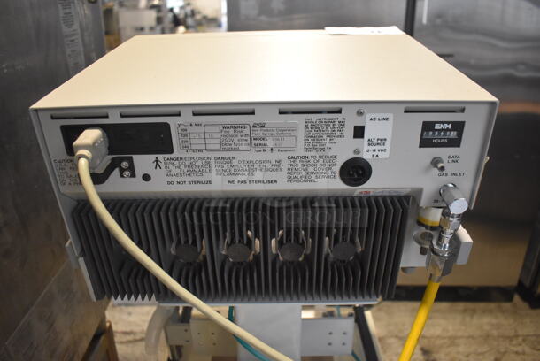 Aridyne 2000 Metal Floor Style Medical Air Compressor System Ventilator on Commercial Casters. 18x22x58 - Image 10 of 10