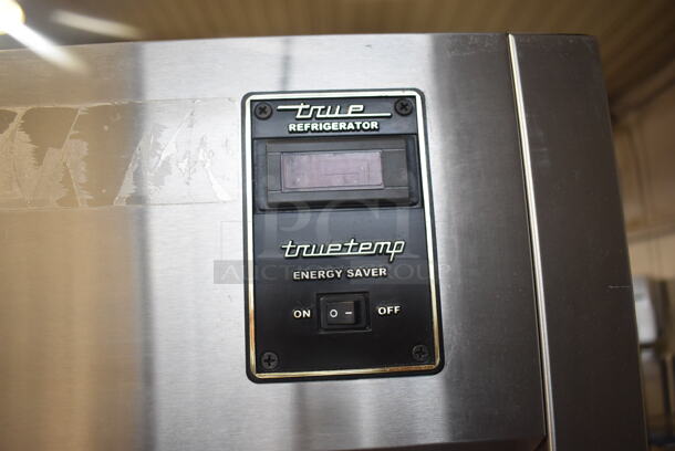 True TG1R-1S Stainless Steel Commercial Single Door Reach In Cooler w/ Poly Coated Racks on Commercial Casters. 115 Volts, 1 Phase. 29x34x82. Tested and Working! - Image 4 of 6