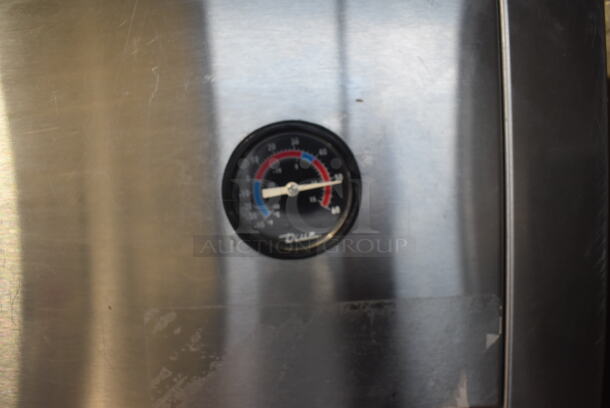 2011 True TG1R-1S Stainless Steel Commercial Single Door Reach In Cooler w/ Poly Coated Racks on Commercial Casters. 115 Volts, 1 Phase. 29x34x82. Tested and Working! - Image 5 of 7