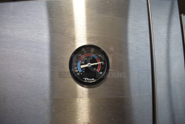 2012 True TG1R-1S ENERGY STAR Stainless Steel Commercial Single Door Reach In Cooler w/ Poly Coated Racks on Commercial Casters. 115 Volts, 1 Phase. 29x34x82. Tested and Working! - Image 4 of 6