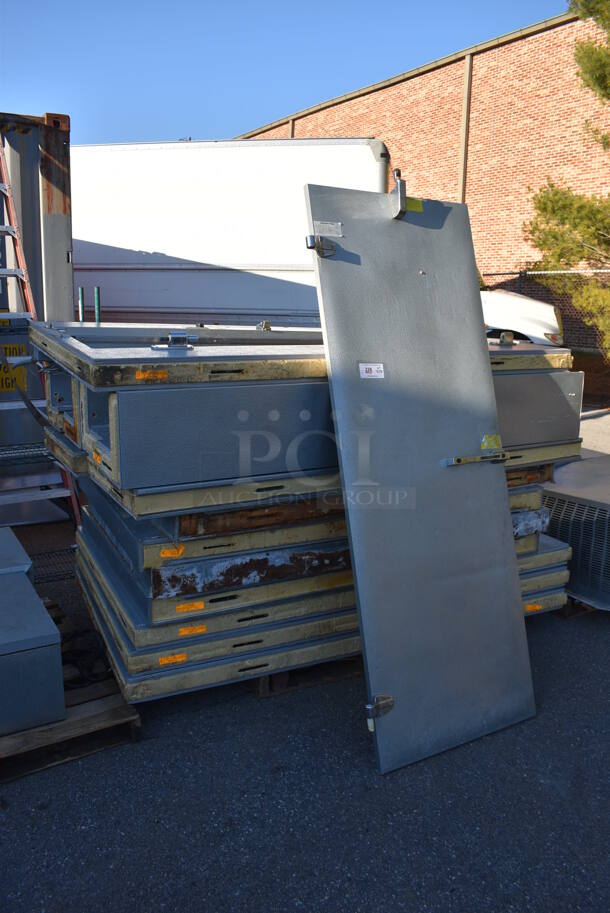 Norlake 6'x8' SELF CONTAINED Walk In Freezer Box w/ Copeland RF42C1E-CAV-101 Compressor and Norlake CPF100DC-A Condenser. 208-230 Volts, 1 Phase. Pictures of Unit Before Disassembly Are Included In The Listing - Image 5 of 10