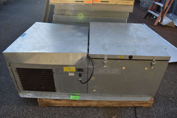 Norlake 6'x8' SELF CONTAINED Walk In Freezer Box w/ Copeland RF42C1E-CAV-101 Compressor and Norlake CPF100DC-A Condenser. 208-230 Volts, 1 Phase. Pictures of Unit Before Disassembly Are Included In The Listing - Image 7 of 10