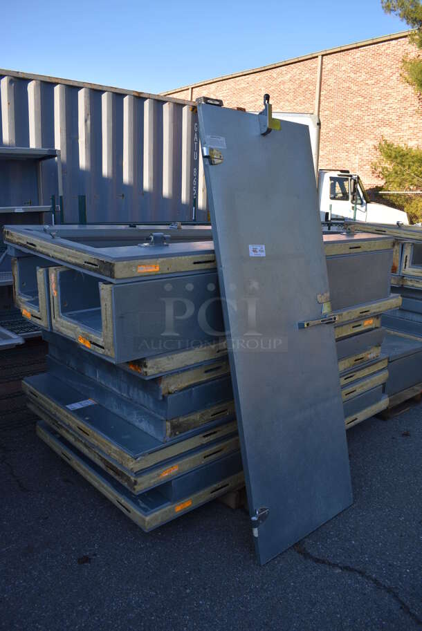Norlake 6'x8' SELF CONTAINED Walk In Cooler Box w/ Copeland Compressor and Norlake Condenser. Pictures of Unit Before Disassembly Are Included In The Listing - Image 5 of 6