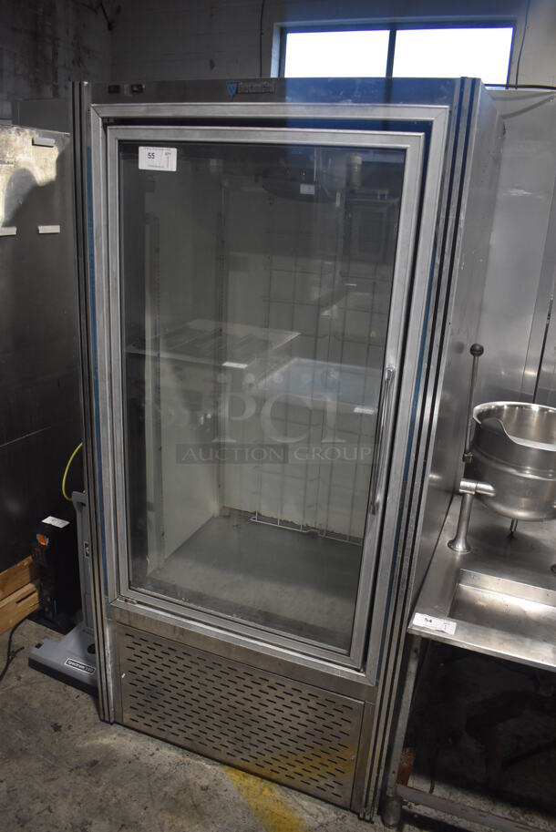 CustomCool GDF1SC Stainless Steel Commercial Single Door Reach In Cooler Merchandiser. 115/208 Volts, 1 Phase. 38x34x78 - Image 2 of 8