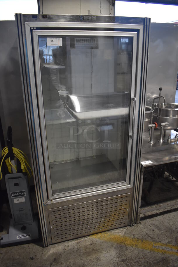 CustomCool GDF1SC Stainless Steel Commercial Single Door Reach In Cooler Merchandiser. 115/208 Volts, 1 Phase. 38x34x78 - Image 3 of 8