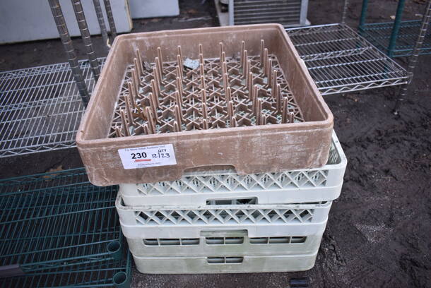 ALL ONE MONEY! Lot of 5 Various Poly Dish Caddies. 19.5x19.5x4 - Image 1 of 3