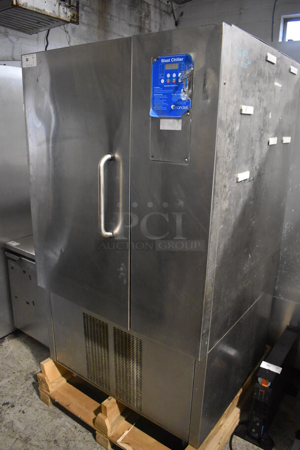 2013 Randell Model BC-18 Stainless Steel Commercial Floor Style Blast Chiller. 115/230 Volts, 1 Phase. 40x36x71