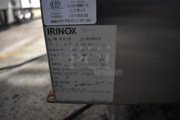 Irinox MF 70.1L ETL Stainless Steel Commercial Blast Freezer. 208 Volts, 3 Phase. 34x42x78 - Image 7 of 7