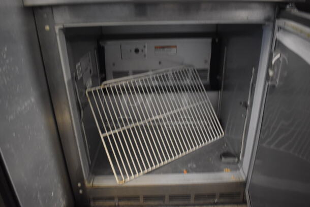 Beverage Air Stainless Steel Commercial Single Door Undercounter Freezer. 115 Volts, 1 Phase. 27x30x30.5. Tested and Working! - Image 4 of 5