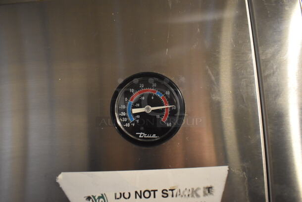 True TG1R-1S ENERGY STAR Stainless Steel Commercial Single Door Reach In Cooler w/ Poly Coated Racks. 115 Volts, 1 Phase. 29x34x82. Tested and Working! - Image 3 of 5