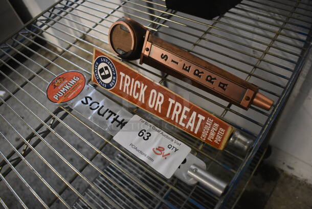 3 Various Beer Tower Tap Handles; Pumking, Trick or Treat and Sierra. 12", 12", 14". 3 Times Your Bid! - Image 2 of 4