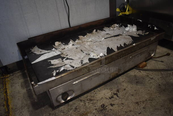 Star 258 Stainless Steel Commercial Countertop Gas Powered Flat Top Griddle. 89,000 BTU. 48x25x13 - Image 2 of 7