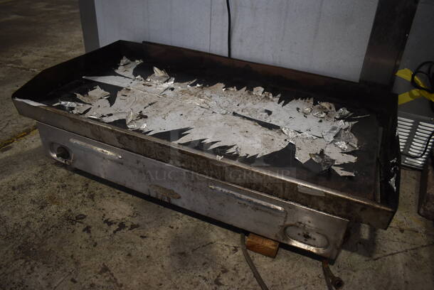 Star 258 Stainless Steel Commercial Countertop Gas Powered Flat Top Griddle. 89,000 BTU. 48x25x13 - Image 3 of 7