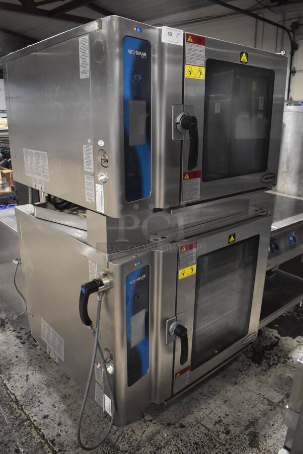 2 2013 Alto Shaam Stainless Steel Commercial Electric Powered Combitherm Convection Ovens; Models 10.18 ES and 7.14 ES. 440-480 Volts, 3 Phase. 46x43x72. 2 Times Your Bid! - Image 2 of 10