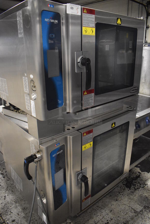2 2013 Alto Shaam Stainless Steel Commercial Electric Powered Combitherm Convection Ovens; Models 10.18 ES and 7.14 ES. 440-480 Volts, 3 Phase. 46x43x72. 2 Times Your Bid! - Image 3 of 10