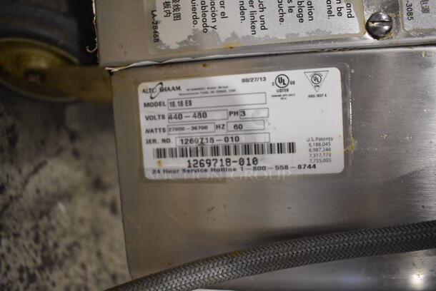 2 2013 Alto Shaam Stainless Steel Commercial Electric Powered Combitherm Convection Ovens; Models 10.18 ES and 7.14 ES. 440-480 Volts, 3 Phase. 46x43x72. 2 Times Your Bid! - Image 9 of 10