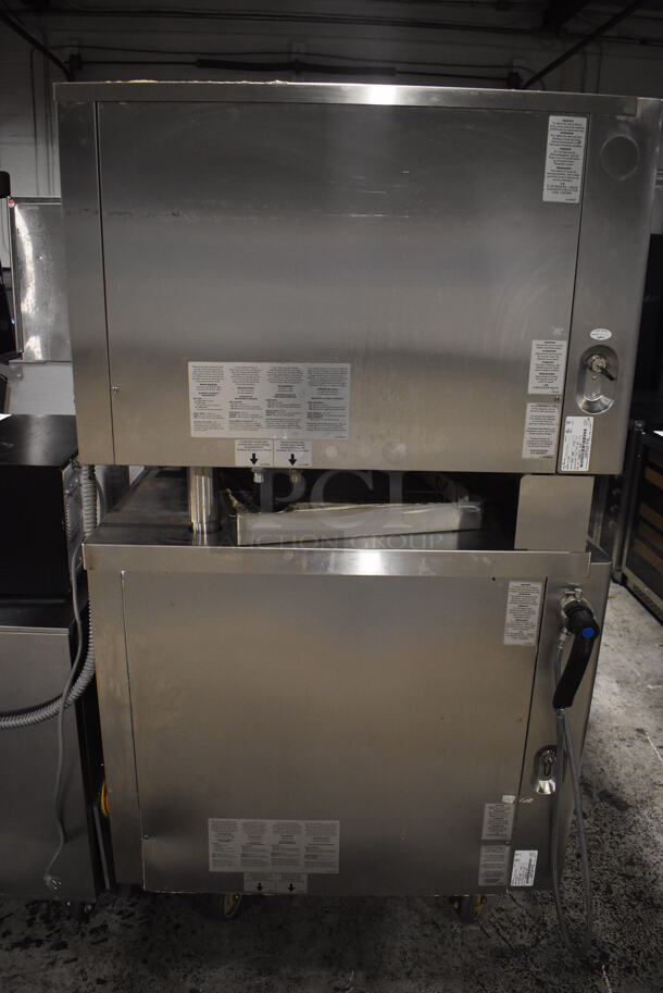 2 2013 Alto Shaam Stainless Steel Commercial Electric Powered Combitherm Convection Ovens; Models 10.18 ES and 7.14 ES. 440-480 Volts, 3 Phase. 46x43x72. 2 Times Your Bid! - Image 10 of 10