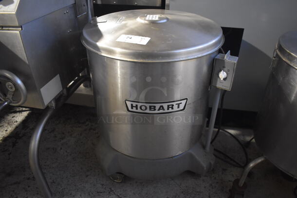 Hobart Stainless Steel Commercial Electric Powered Lettuce Spinner Salad Spinner on Commercial Casters. 115 Volts, 1 Phase. 22x22x32. Tested and Working! - Image 2 of 7