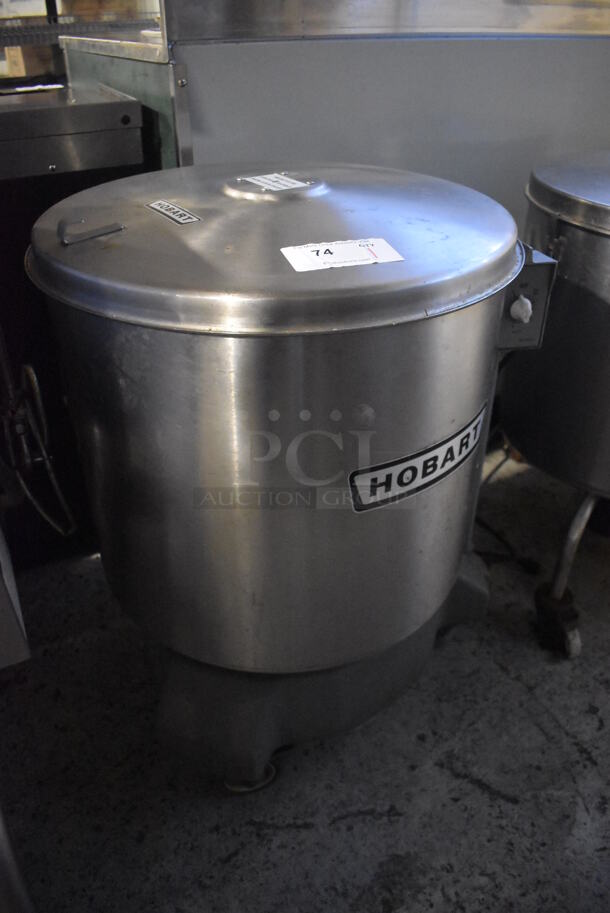 Hobart Stainless Steel Commercial Electric Powered Lettuce Spinner Salad Spinner on Commercial Casters. 115 Volts, 1 Phase. 22x22x32. Tested and Working! - Image 3 of 7