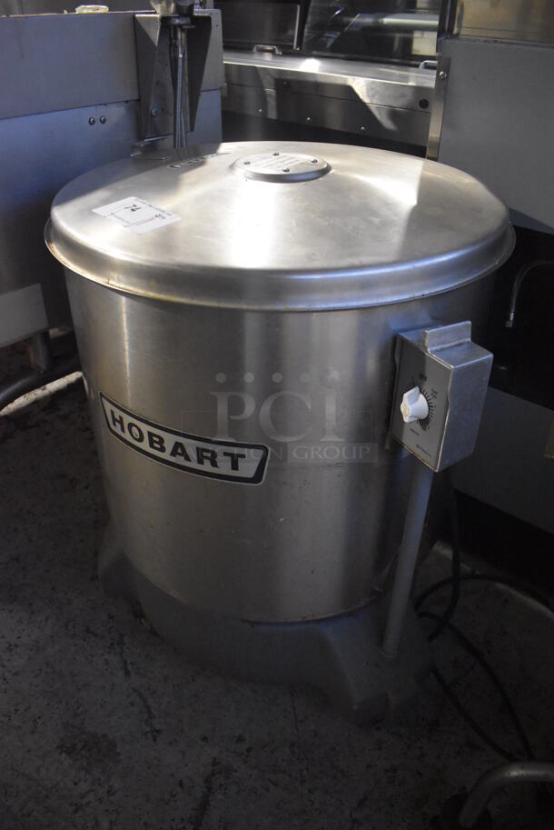 Hobart Stainless Steel Commercial Electric Powered Lettuce Spinner Salad Spinner on Commercial Casters. 115 Volts, 1 Phase. 22x22x32. Tested and Working! - Image 4 of 7