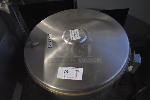 Hobart Stainless Steel Commercial Electric Powered Lettuce Spinner Salad Spinner on Commercial Casters. 115 Volts, 1 Phase. 22x22x32. Tested and Working! - Image 5 of 7