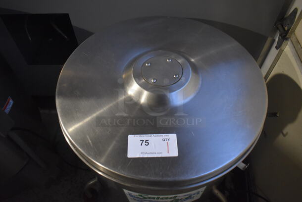 Delfield Stainless Steel Commercial Floor Style Electric Powered Lettuce Spinner Salad Spinner on Commercial Casters. 115 Volts, 1 Phase. 26x26x31. Tested and Working! - Image 4 of 9