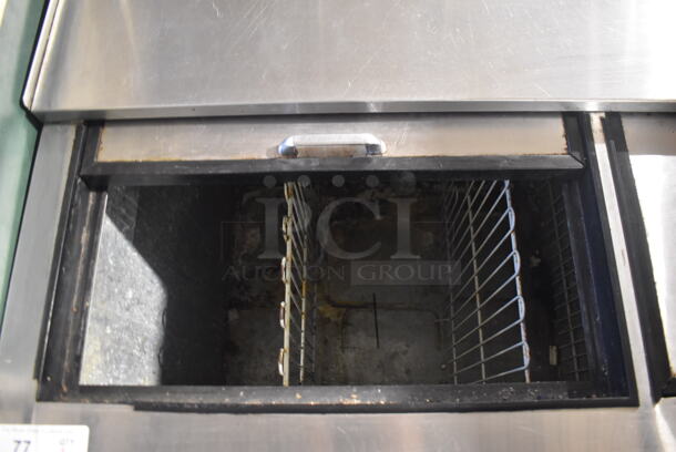 Continental CBC50 Stainless Steel Commercial Back Bar Cooler w/ 2 Sliding Lids. 50x28x34. Tested and Powers On But Temps at 53 Degrees - Image 6 of 8