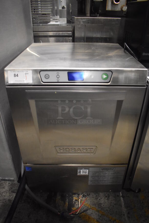 LATE MODEL! Hobart LXEH Stainless Steel Commercial Undercounter Dishwasher. 120/208-240 Volts, 1 Phase. 24x24x34