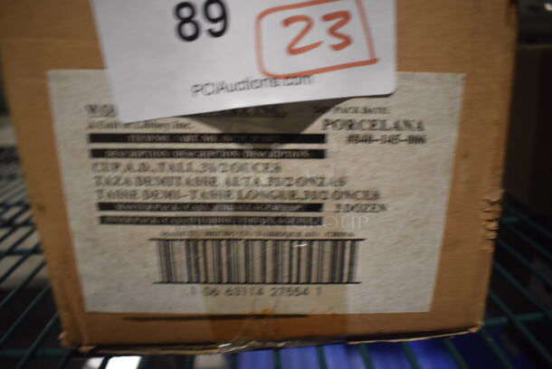 23 BRAND NEW IN BOX! White Ceramic Espresso Mugs. 3x2x2.5. 23 Times Your Bid! - Image 4 of 4