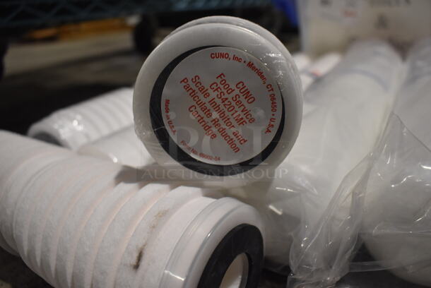ALL ONE MONEY! Lot of 3M Water Filter Cartridges, 2 3M M Prefilter Cartridges, 2 3M CFS110-C20 Sediment Reduction Filter Cartridges and 4 Cuno CFS4201MF Scale Inhibitor and Particulate Reduction Cartridges in Clear Poly Bin - Image 5 of 7