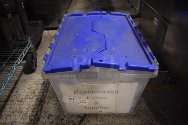 ALL ONE MONEY! Lot of 3M Water Filter Cartridges, 2 3M M Prefilter Cartridges, 2 3M CFS110-C20 Sediment Reduction Filter Cartridges and 4 Cuno CFS4201MF Scale Inhibitor and Particulate Reduction Cartridges in Clear Poly Bin - Image 7 of 7