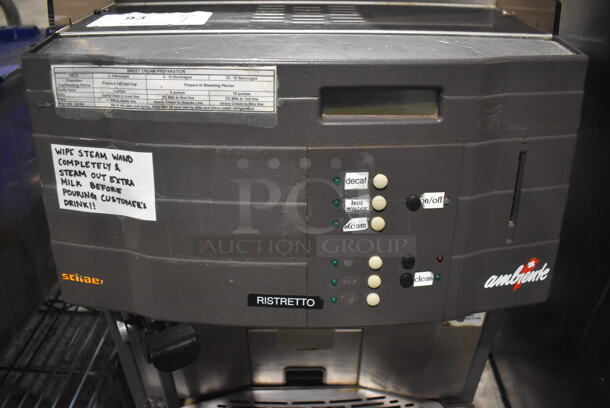 Schaerer Ambiente Stainless Steel Commercial Countertop Coffee Espresso Machine w/ Steam Wand. 210 Volts. 17x21x31 - Image 5 of 7