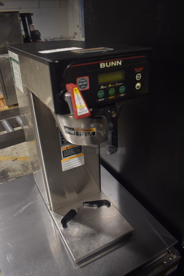 2012 Bunn ICB-DV Infusion Series Stainless Steel Commercial Countertop Iced Tea Machine w/ Hot Water Dispenser and Metal Brew Basket. 120/208-240 Volts, 1 Phase. 10x24x26 - Image 2 of 6