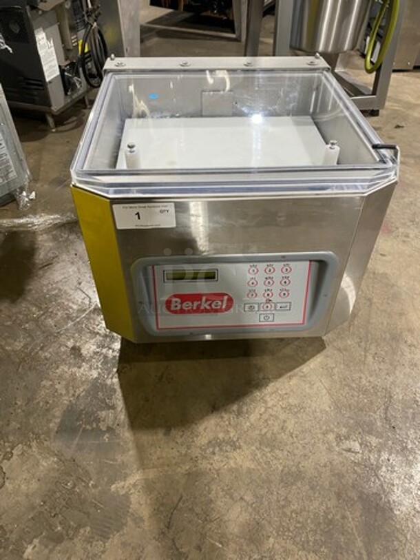 LATE MODEL! NEW! OUT OF THE BOX! Berkel Commercial Countertop Vacuum Sealer! Stainless Steel Body! Model: 350 SN: 12391EK1040439 120V 60HZ 1 Phase - Image 1 of 10
