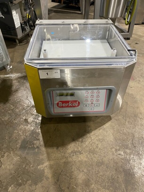 LATE MODEL! NEW! OUT OF THE BOX! Berkel Commercial Countertop Vacuum Sealer! Stainless Steel Body! Model: 350 SN: 12391EK1040439 120V 60HZ 1 Phase