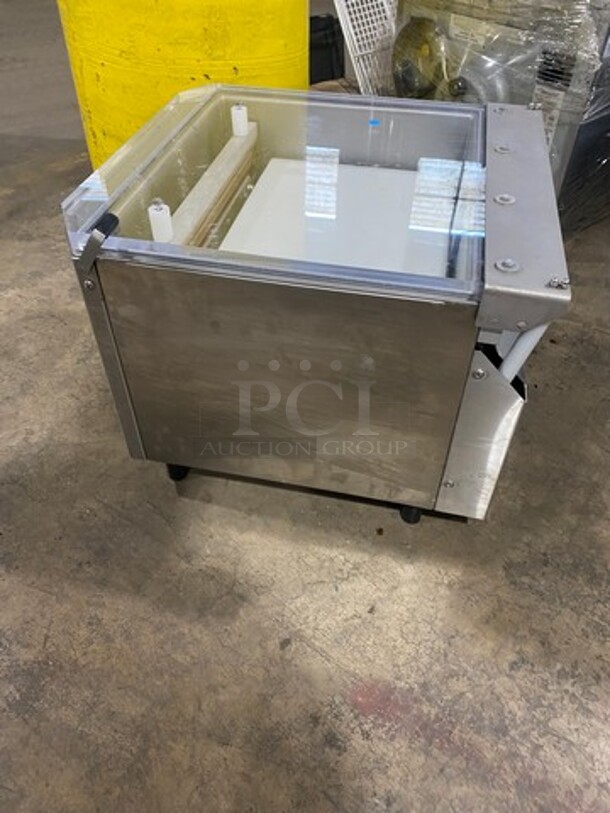 LATE MODEL! NEW! OUT OF THE BOX! Berkel Commercial Countertop Vacuum Sealer! Stainless Steel Body! Model: 350 SN: 12391EK1040439 120V 60HZ 1 Phase - Image 2 of 10