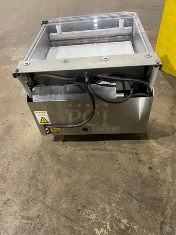 LATE MODEL! NEW! OUT OF THE BOX! Berkel Commercial Countertop Vacuum Sealer! Stainless Steel Body! Model: 350 SN: 12391EK1040439 120V 60HZ 1 Phase - Image 3 of 10