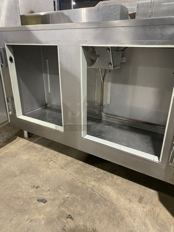 Commercial 2 Door Back Bar Cooler! All Stainless Steel! On Legs! - Image 5 of 7
