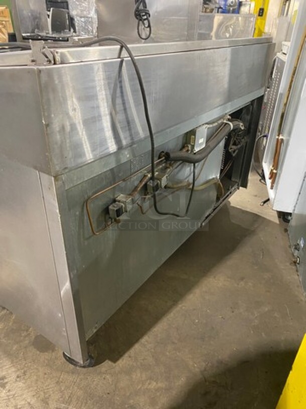 2010 Marsal Commercial Refrigerated Pizza Prep Table! With Single Door Storage Space! With 2 Drawers Underneath! All Stainless Steel! On Casters! Model: BM64 SN: 1319 115V 60Hz 1 Phase - Image 4 of 11