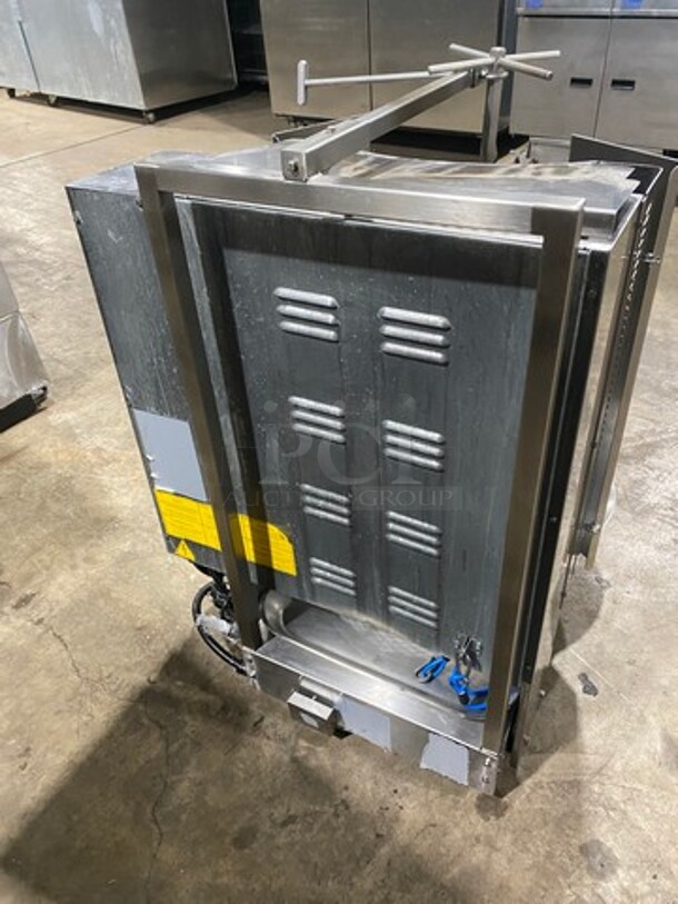 LATE MODEL! 2017 Inoksan Commercial Natural Gas Powered Kebab/ Gyro Machine! All Stainless Steel! Model: PDG400N SN: 37011908007 115V - Image 3 of 9