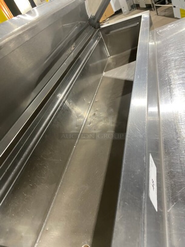 2010 Marsal Commercial Refrigerated Pizza Prep Table! With Single Door Storage Space! With 2 Drawers Underneath! All Stainless Steel! On Casters! Model: BM64 SN: 1319 115V 60Hz 1 Phase - Image 8 of 11