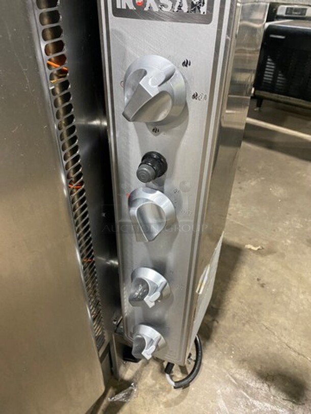 LATE MODEL! 2017 Inoksan Commercial Natural Gas Powered Kebab/ Gyro Machine! All Stainless Steel! Model: PDG400N SN: 37011908007 115V - Image 7 of 9