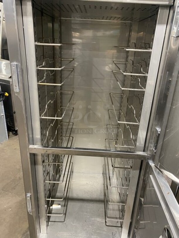 FWE Commercial Electric Powered Rethermalization/ Holding Cabinet! With Solid Split Doors! All Stainless! On Casters! Model: RH18HO SN: 133676602 60HZ 1 Phase - Image 6 of 8
