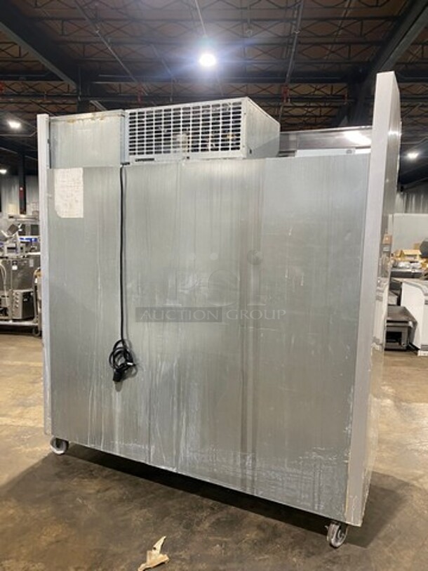 COOL! Traulsen Commercial 3 Door Reach In Freezer! With Poly Coated Racks! All Stainless Steel! On Casters! Model: G31310 SN: T15127L15 208/230V - Image 4 of 9
