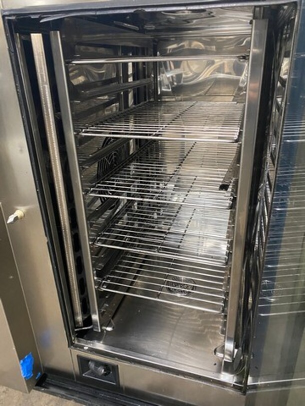 Fagor Commercial Natural Gas Powered Combi Oven! With View Through Door! Metal Oven Racks! All Stainless Steel! All Stainless! Model: AG101W SN: 8100200319 - Image 5 of 10