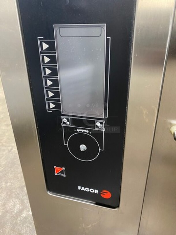 Fagor Commercial Natural Gas Powered Combi Oven! With View Through Door! Metal Oven Racks! All Stainless Steel! All Stainless! Model: AG101W SN: 8100200319 - Image 6 of 10