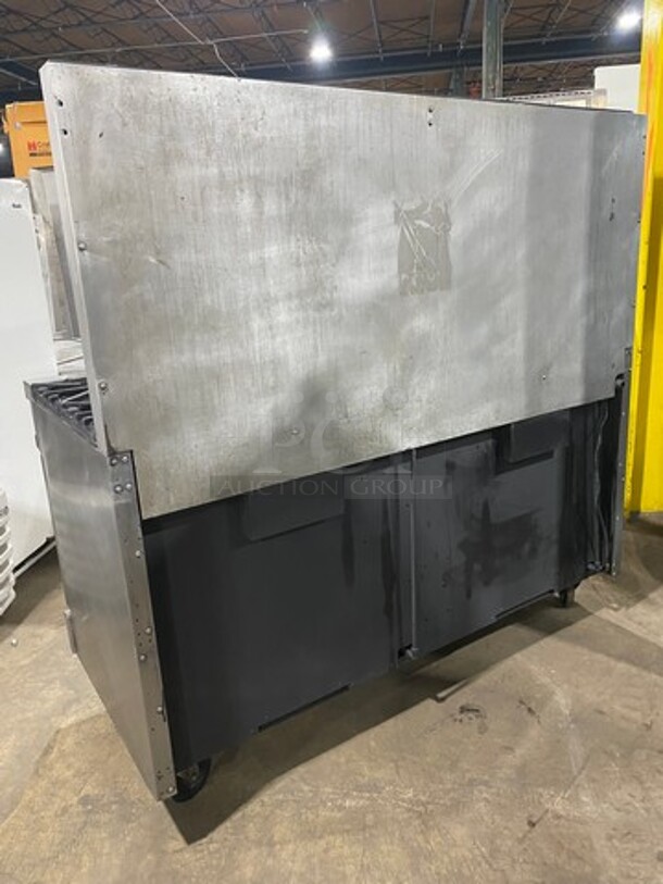 Vulcan Commerical Natural Gas Powered 10 Burner Stove! With Raised Back Splash! With 2 Oven Underneath! All Stainless Steel! On Casters! - Image 3 of 10